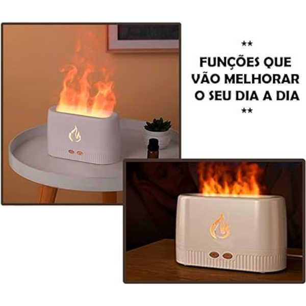 AromaFlame Difusor e Umidificador