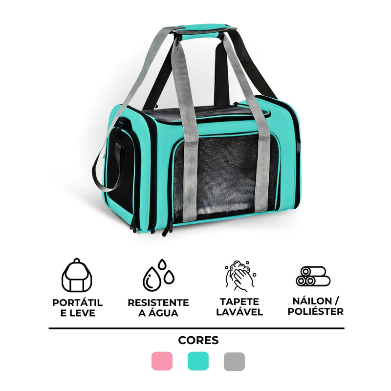 Bolsa para Transporte Pet com Ventilação