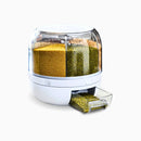 GrainSpin - Dispenser Giratório Automático para Alimentos