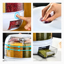 GrainSpin - Dispenser Giratório Automático para Alimentos