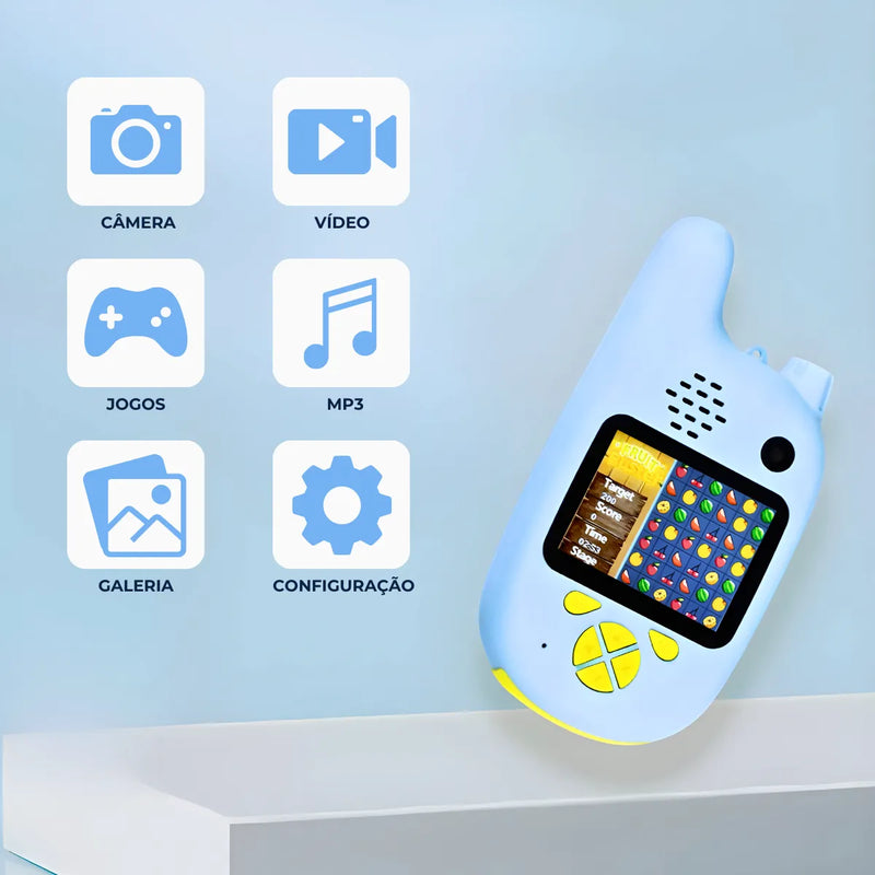 TalkCam Kids - Walkie Talkie com Câmera