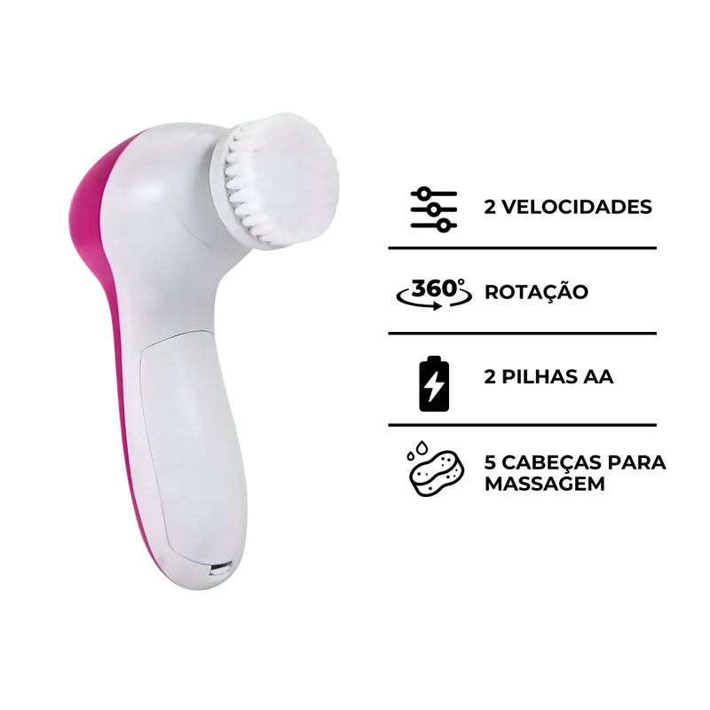 Escova de Limpeza Facial 5 em 1