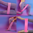 Kit Faixas Elásticas Hip Resistance Bands
