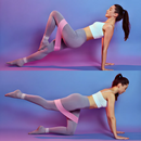 Kit Faixas Elásticas Hip Resistance Bands