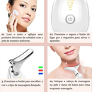 Massageador Facial LED Lift com Fototerapia
