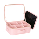 Maleta de Maquiagem com Espelho LED