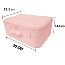 Maleta de Maquiagem com Espelho LED