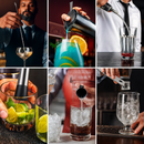 Kit Coqueteleira Profissional em Aço Inox