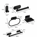 Kit Acessórios para Banheiro em Aço Inox