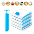 Kit 5 Sacos a Vácuo para Armazenamento com Bomba Manual