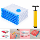 Kit 5 Sacos a Vácuo para Armazenamento com Bomba Manual