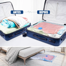 Kit 5 Sacos a Vácuo para Armazenamento com Bomba Manual