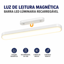 Luminária de Leitura Magnética Barra LED Recarregável