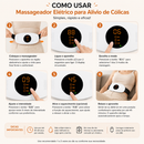 Massageador Elétrico para Alívio de Cólicas