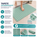 Tapete Banheiro Antiderrapante para Box (PRETO)