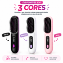 Mini Escova Alisadora Elétrica 200°C (PRETO)
