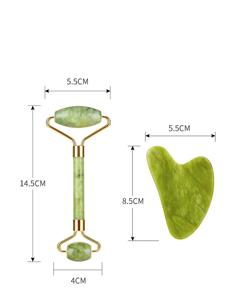 Massageador Facial de Jade